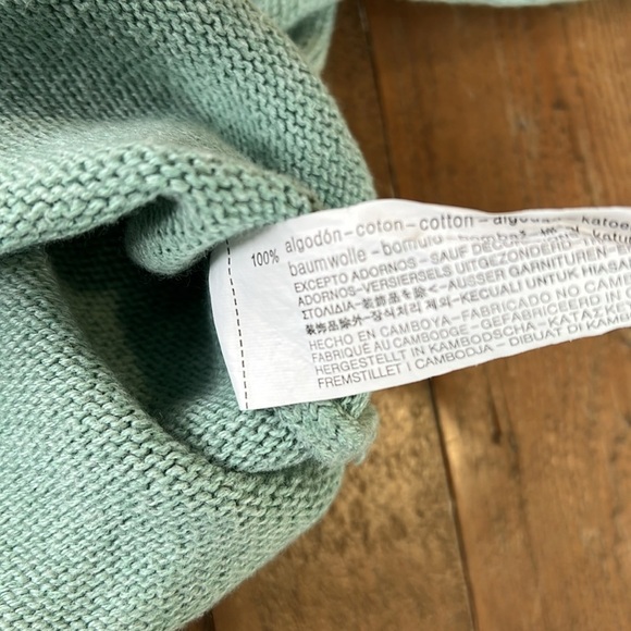 Zara zipper pocket crab knit pullover sweater - Picture 6 of 7